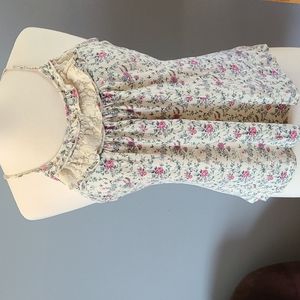 Floral Lace Tank Top with Racerback by Maurices